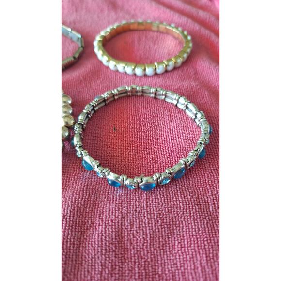 Large lot of 11 bangle type bracelets - Picture 5 of 8